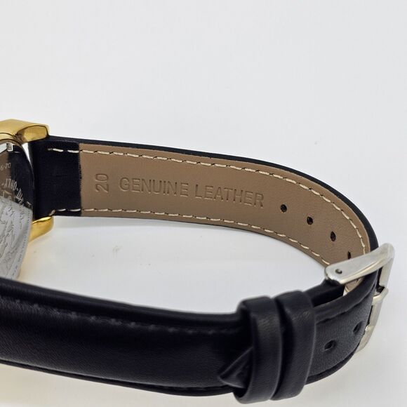 DIESEL Women Watch 40MM Black Dial New Black Leather Bands Up to 7.5" NewBattery - Picture 13 of 14